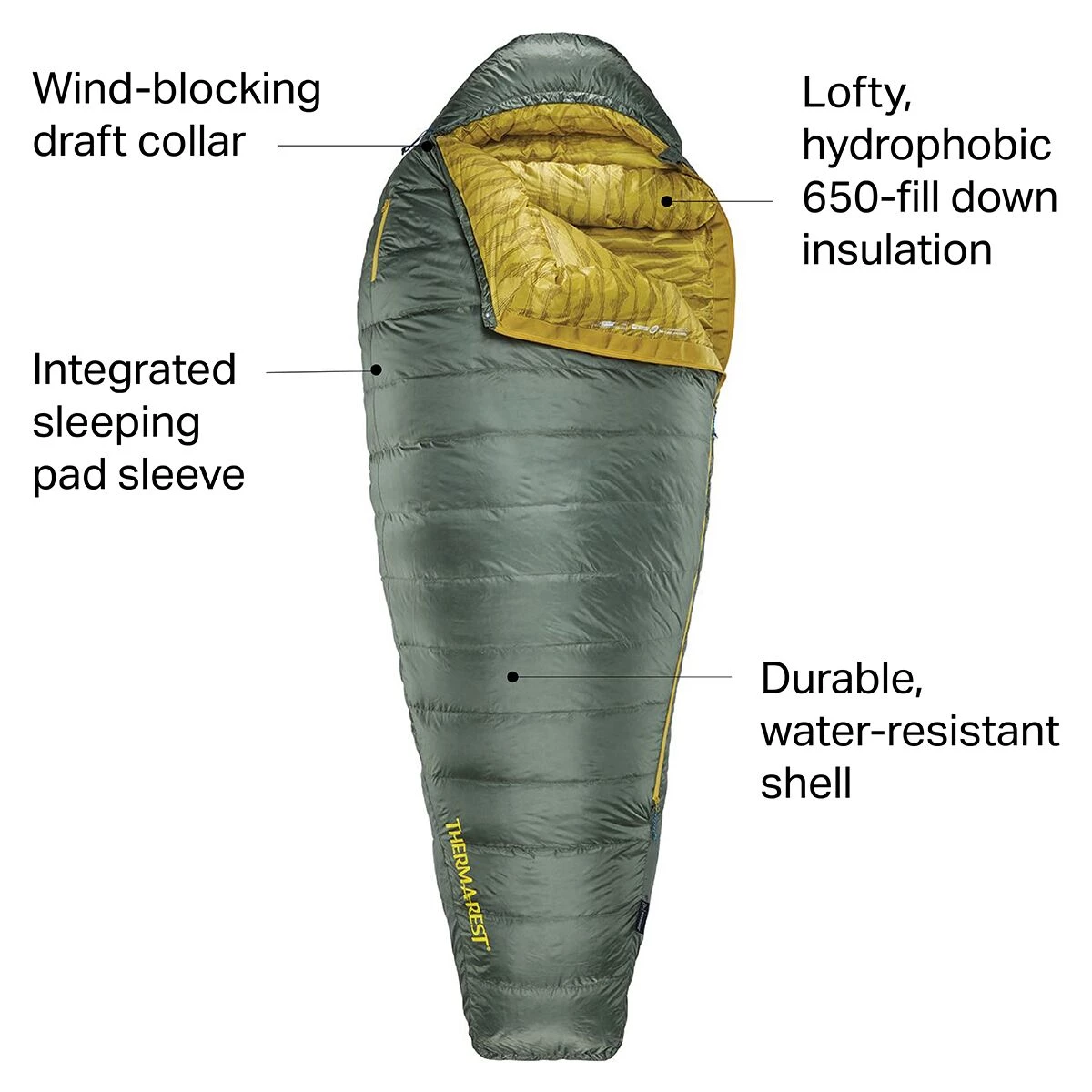 Brand new 🎉 Therm-a-Rest Down Sleeping Bags Questar Sleeping Bag: 20F Down ⌛ 4 Brand new 🎉 Therm-a-Rest Down Sleeping Bags Questar Sleeping Bag: 20F Down ⌛ - Image 2