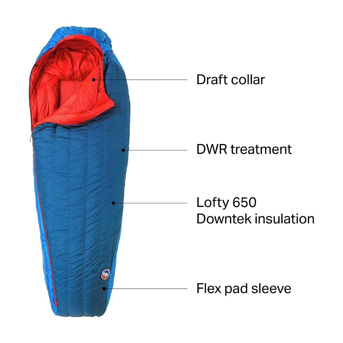 Cheap ๐งจ Big Agnes Down Sleeping Bags Anvil Horn Sleeping Bag: 30F Down ๐ 4 Cheap ๐งจ Big Agnes Down Sleeping Bags Anvil Horn Sleeping Bag: 30F Down ๐ - Image 2