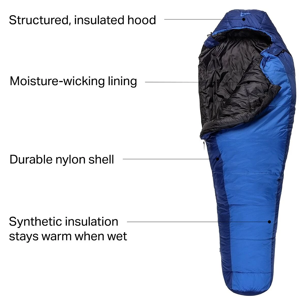 Discount โญ ALPS Mountaineering Synthetic Sleeping Bags Blue Springs Sleeping Bag: 35F Synthetic ๐ 4 Discount โญ ALPS Mountaineering Synthetic Sleeping Bags Blue Springs Sleeping Bag: 35F Synthetic ๐ - Image 2