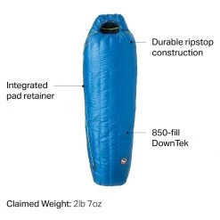 Cheap 🤩 Big Agnes Down Sleeping Bags Mystic UL Sleeping Bag: 15F Down 🧨 -Deals Sleeping Store BL D9