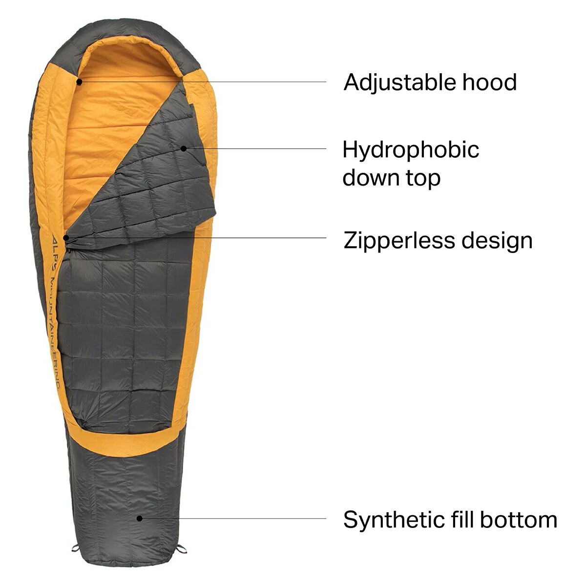 Best deal ๐คฉ ALPS Mountaineering Synthetic Sleeping Bags Dogwood + Sleeping Bag: 40 Degree Synthetic ๐ 4 Best deal ๐คฉ ALPS Mountaineering Synthetic Sleeping Bags Dogwood + Sleeping Bag: 40 Degree Synthetic ๐ - Image 2