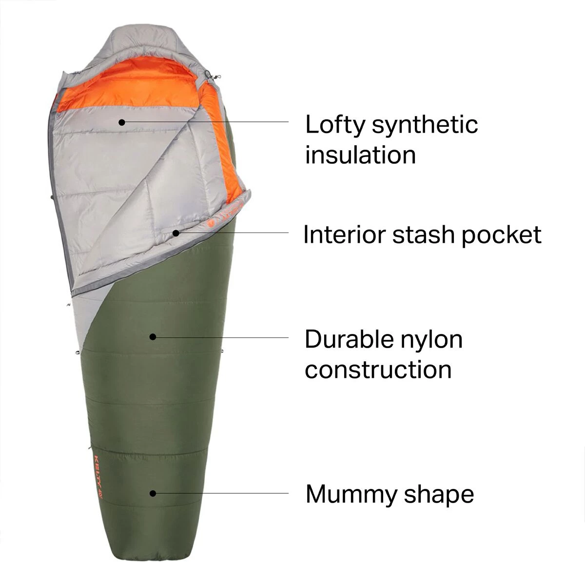 Coupon ✔️ Kelty Synthetic Sleeping Bags Cosmic Sleeping Bag: 40F Synthetic 🌟 4 Coupon ✔️ Kelty Synthetic Sleeping Bags Cosmic Sleeping Bag: 40F Synthetic 🌟 - Image 2