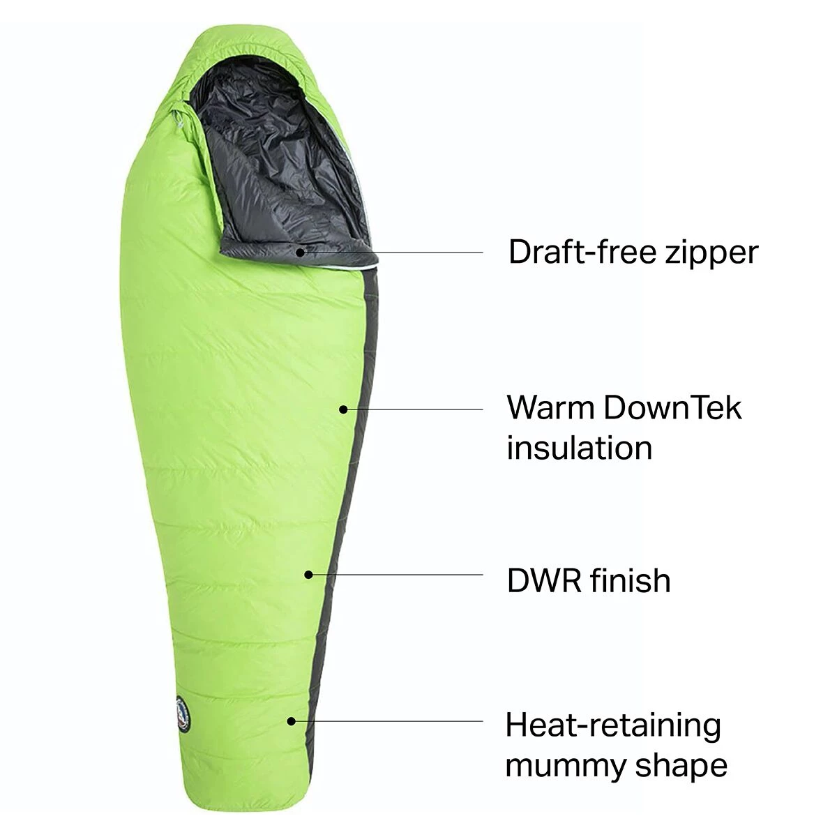 Promo π Big Agnes Down Sleeping Bags Spike Lake Sleeping Bag: 15F Down π 4 Promo π Big Agnes Down Sleeping Bags Spike Lake Sleeping Bag: 15F Down π - Image 2