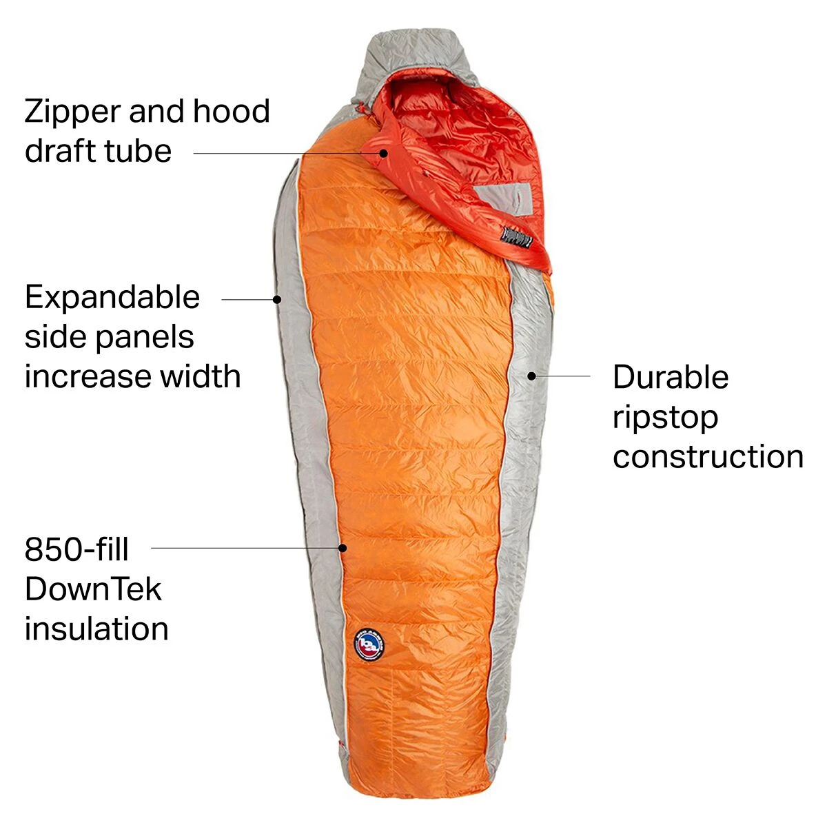 Wholesale ๐ Big Agnes Down Sleeping Bags Torchlight UL Sleeping Bag: 30F Down ๐ 4 Wholesale ๐ Big Agnes Down Sleeping Bags Torchlight UL Sleeping Bag: 30F Down ๐ - Image 2