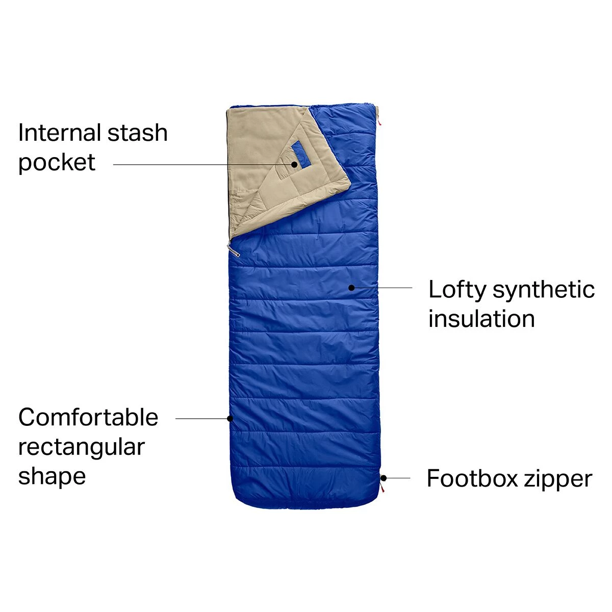 Cheapest ๐ The North Face Synthetic Sleeping Bags Eco Trail Bed Sleeping Bag: 20F Synthetic ๐ 4 Cheapest ๐ The North Face Synthetic Sleeping Bags Eco Trail Bed Sleeping Bag: 20F Synthetic ๐ - Image 2